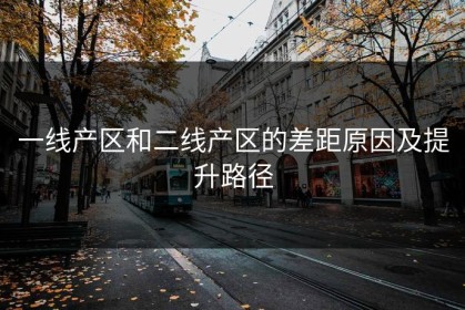 一线产区和二线产区的差距原因及提升路径